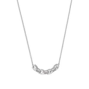 NWT Coach Women's Signature Silver Pave Slider Bracelet